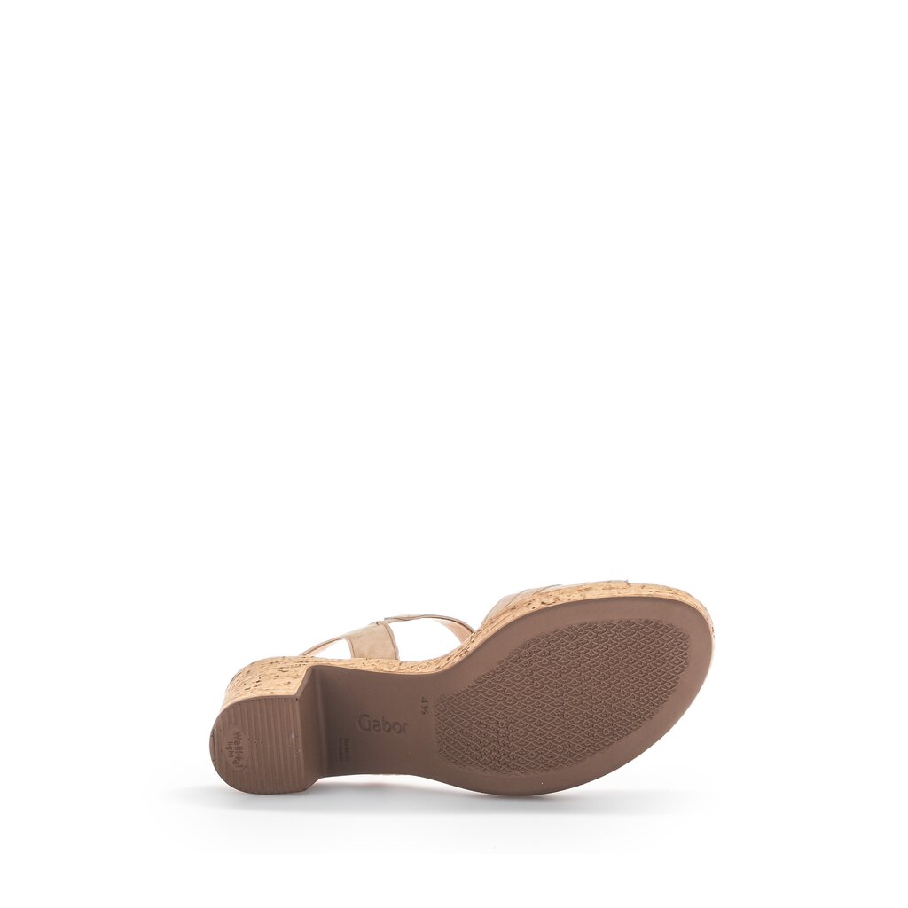 Gabor fashion Plateau Sandale beige