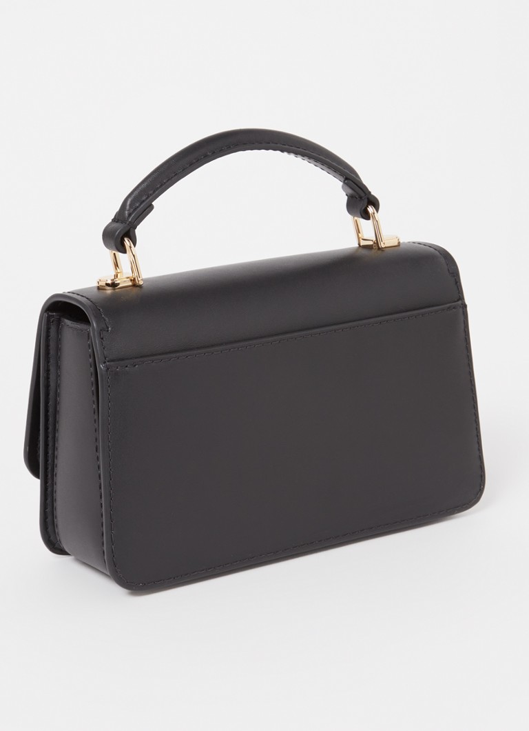 Geantă mică de piele Michael Kors Delancey, cu curea de umăr detașabilă.
