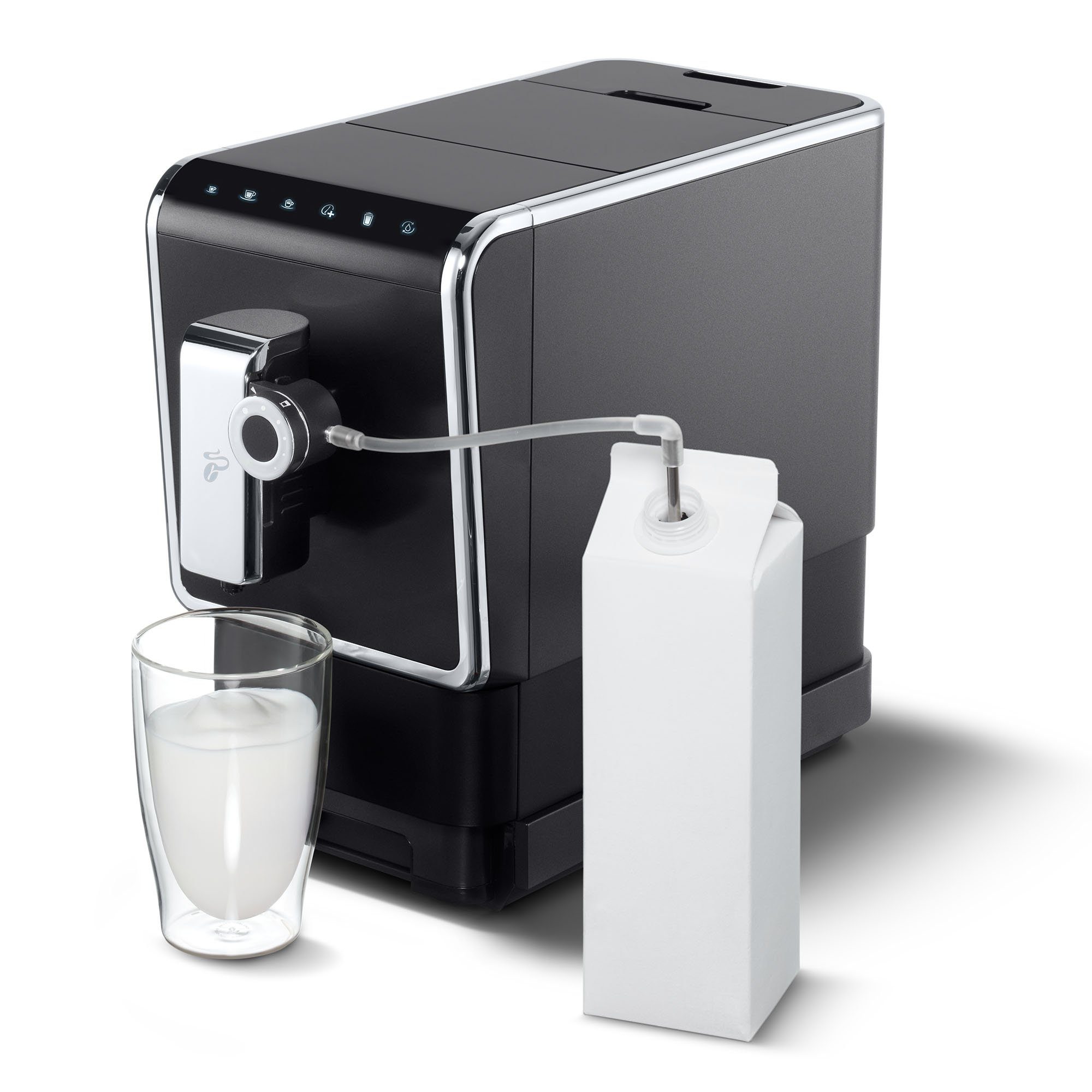 Tchibo Kaffeevollautomat Esperto PRO mit One Touch Funktion für Caffè Crema, Espresso und Milch, One Touch Milk System