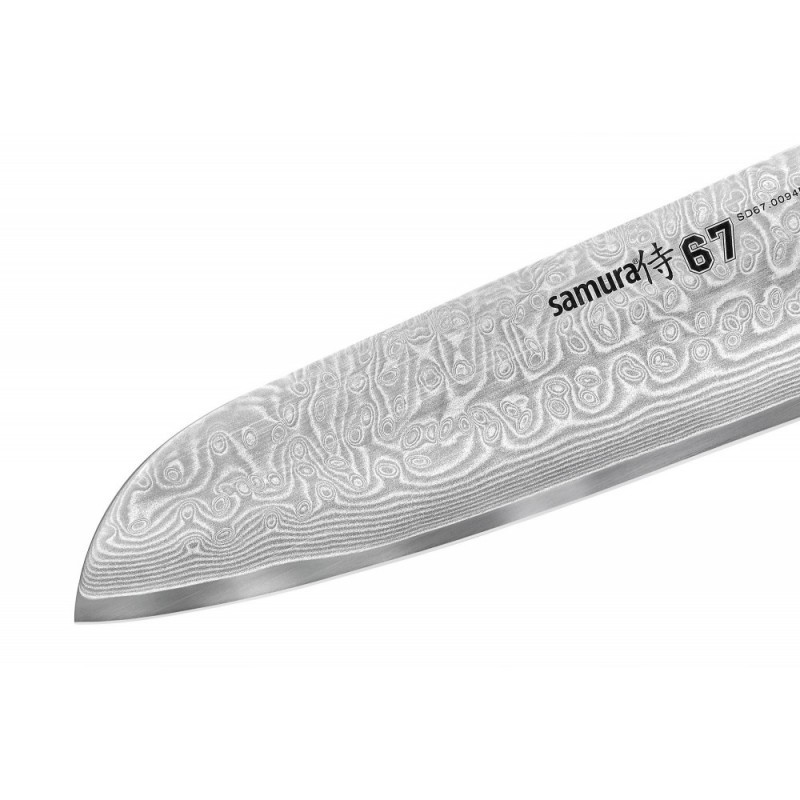 Samura 67 Damaskus Santoku Messer aus Damaststahl 17,5 cm