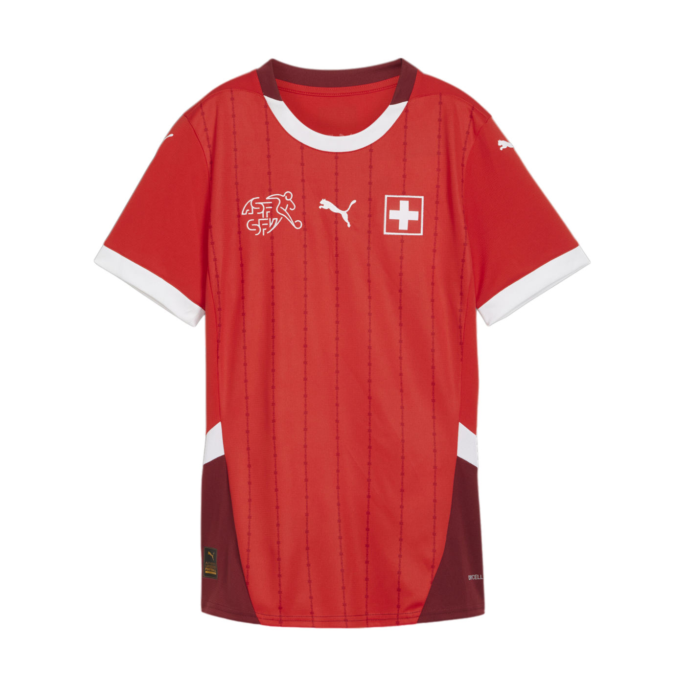 PUMA Schweiz Trikot Home EM 2024 Damen Rot F01