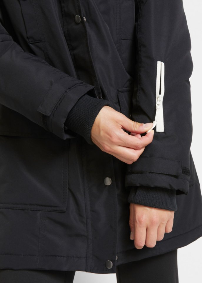Outdoor-Funktions-Jacke mit Kapuze