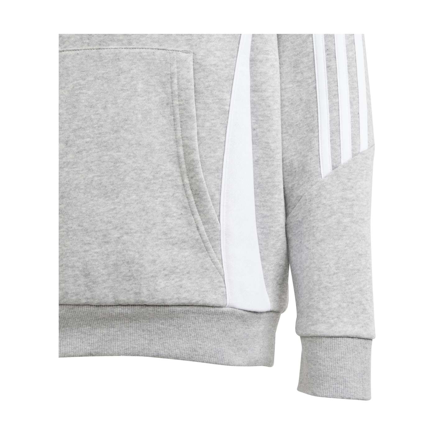 adidas Tiro 24 Hoody Kids Grau Weiss