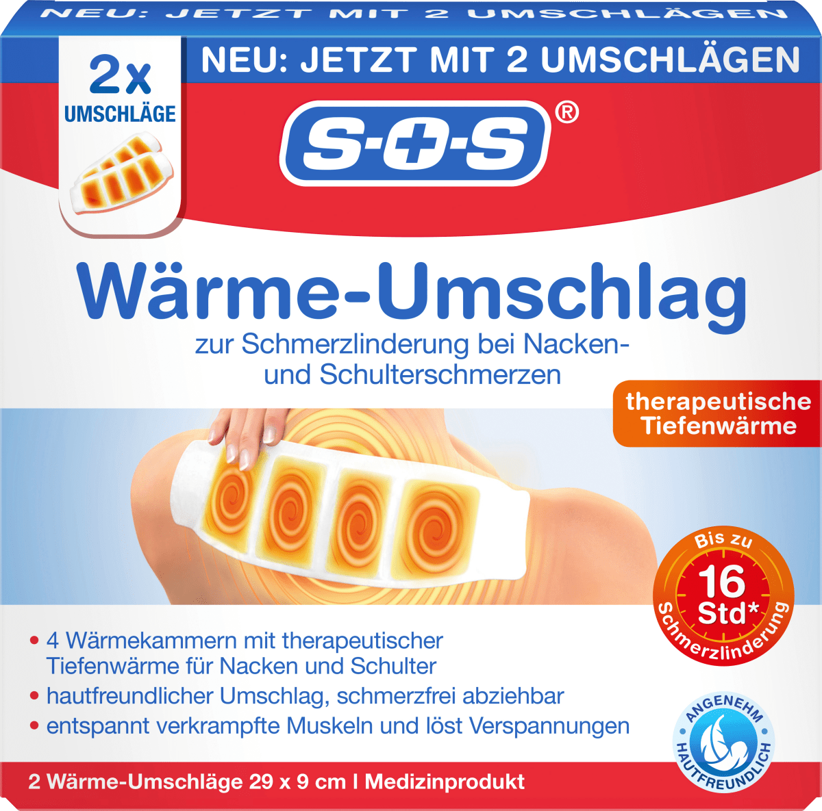Wärmeumschlag, 2 St