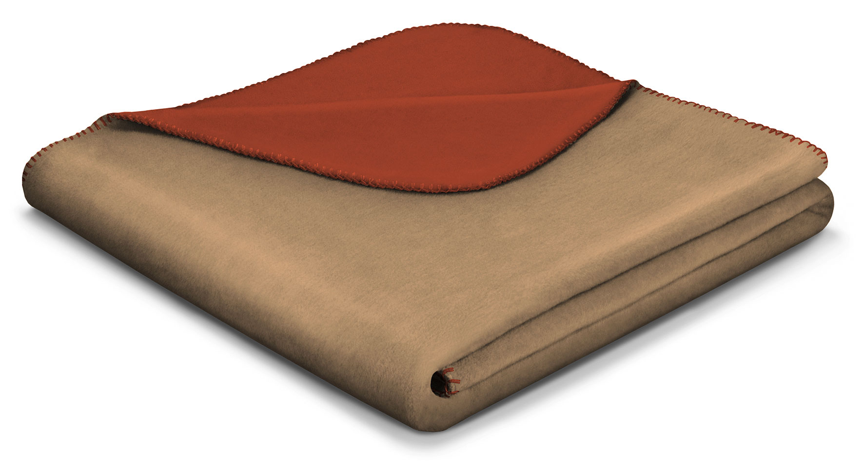 BiederlackWendeplaid cashew/rotfuchs