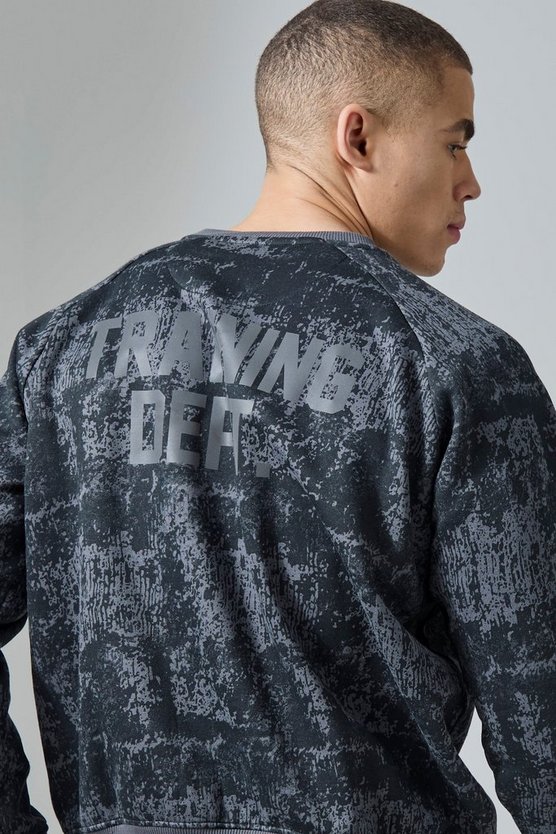 Active Training Dept Camo Boxy Sweatshirt