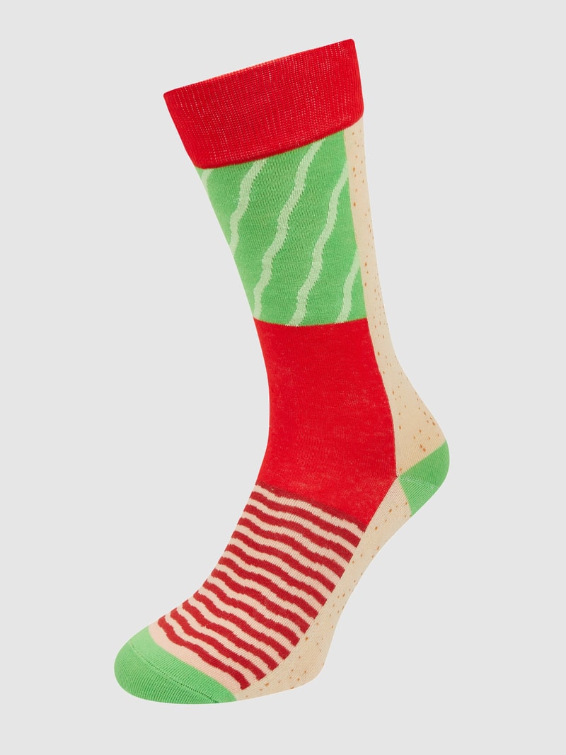 Socken mit Stretch-Anteil in beige