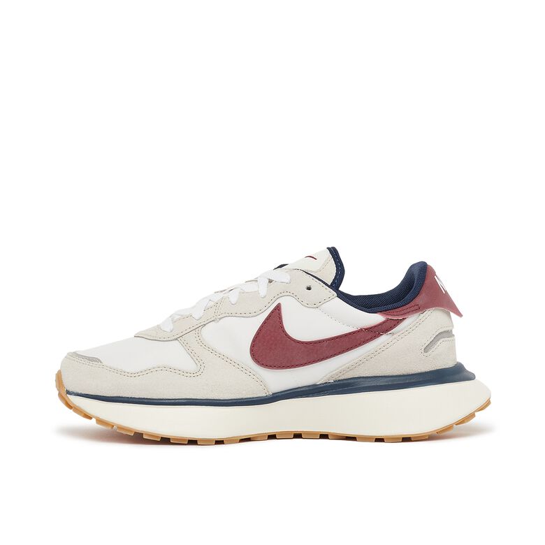 NIKE Wmns Phoenix Waffle light bone/team red-sail-midnight navy