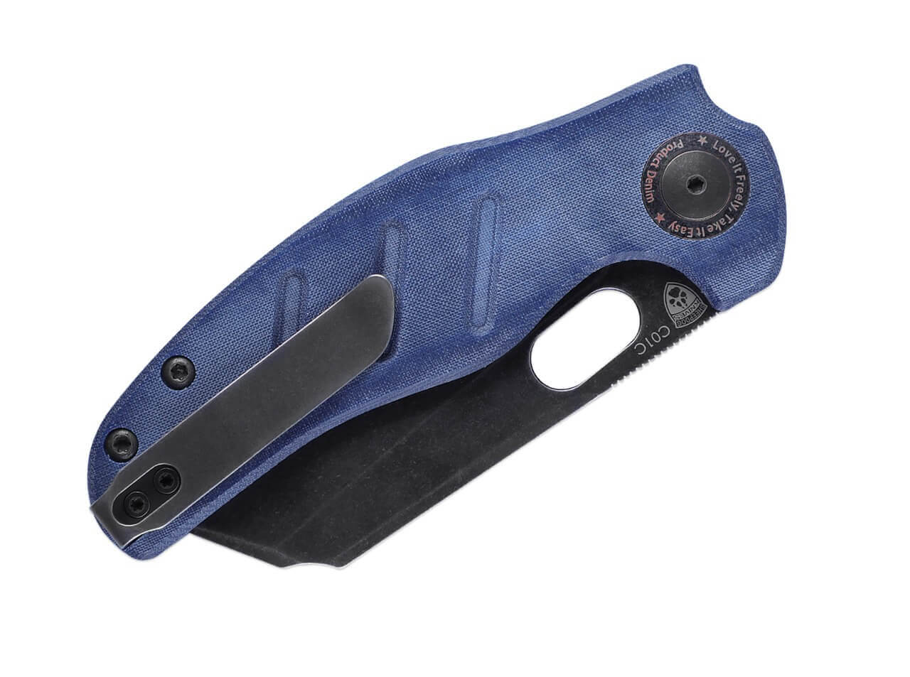 Full Size Sheepdog C01C Blue Denim Micarta