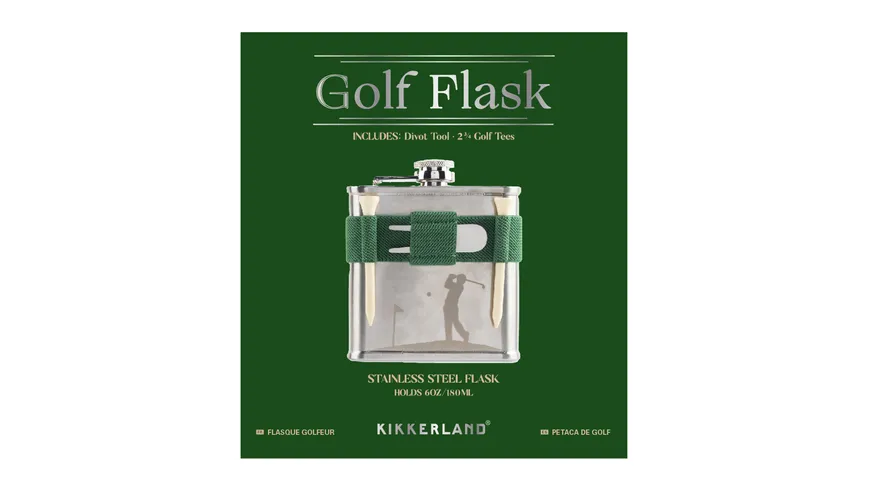 Kikkerland Golf Flachmann