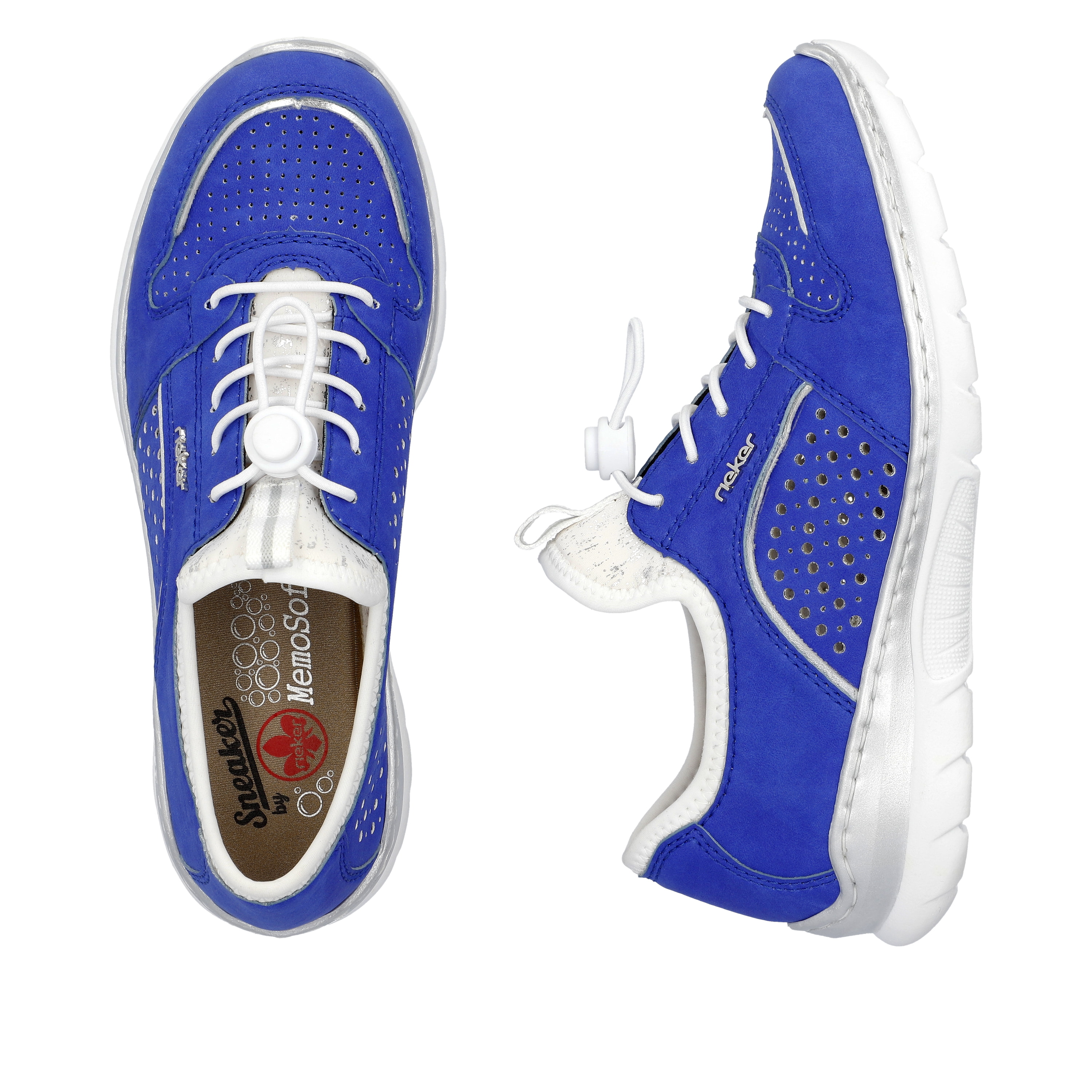 Rieker Damen Slipper himmelblau
