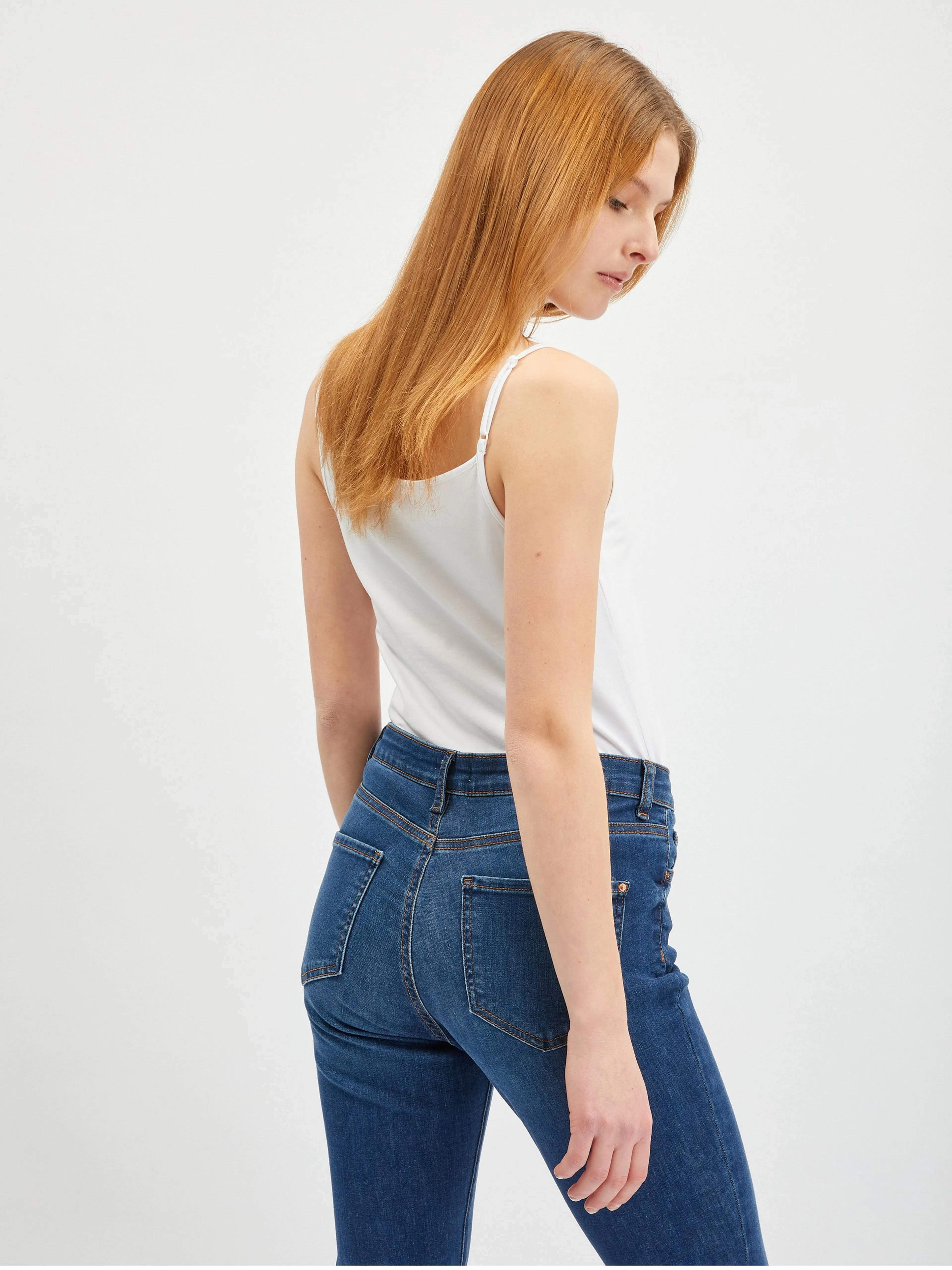 Dunkelblaue Skinny Fit Jeans für Damen ORSAY