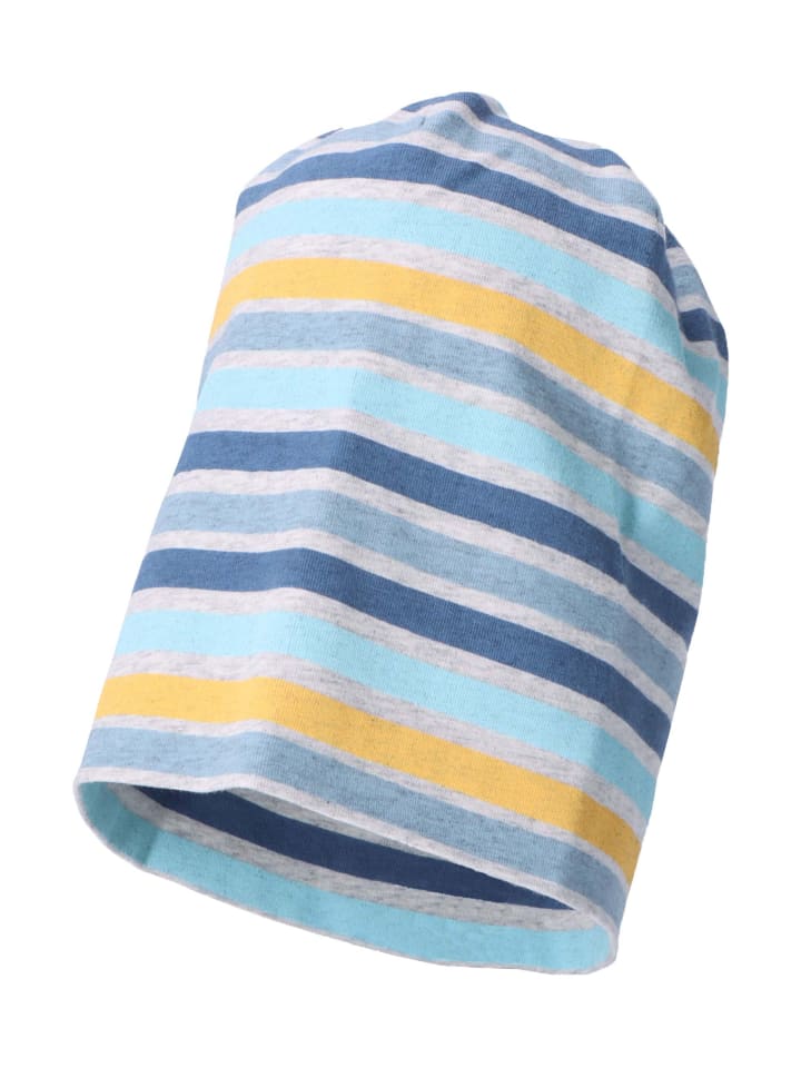 Sterntaler Beanie Streifen in mittelblau günstig kaufen