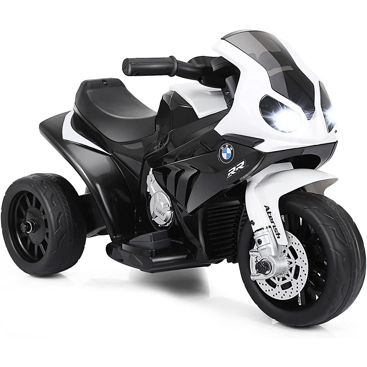 Motorrad BMW mit Musik & Scheinwerfer