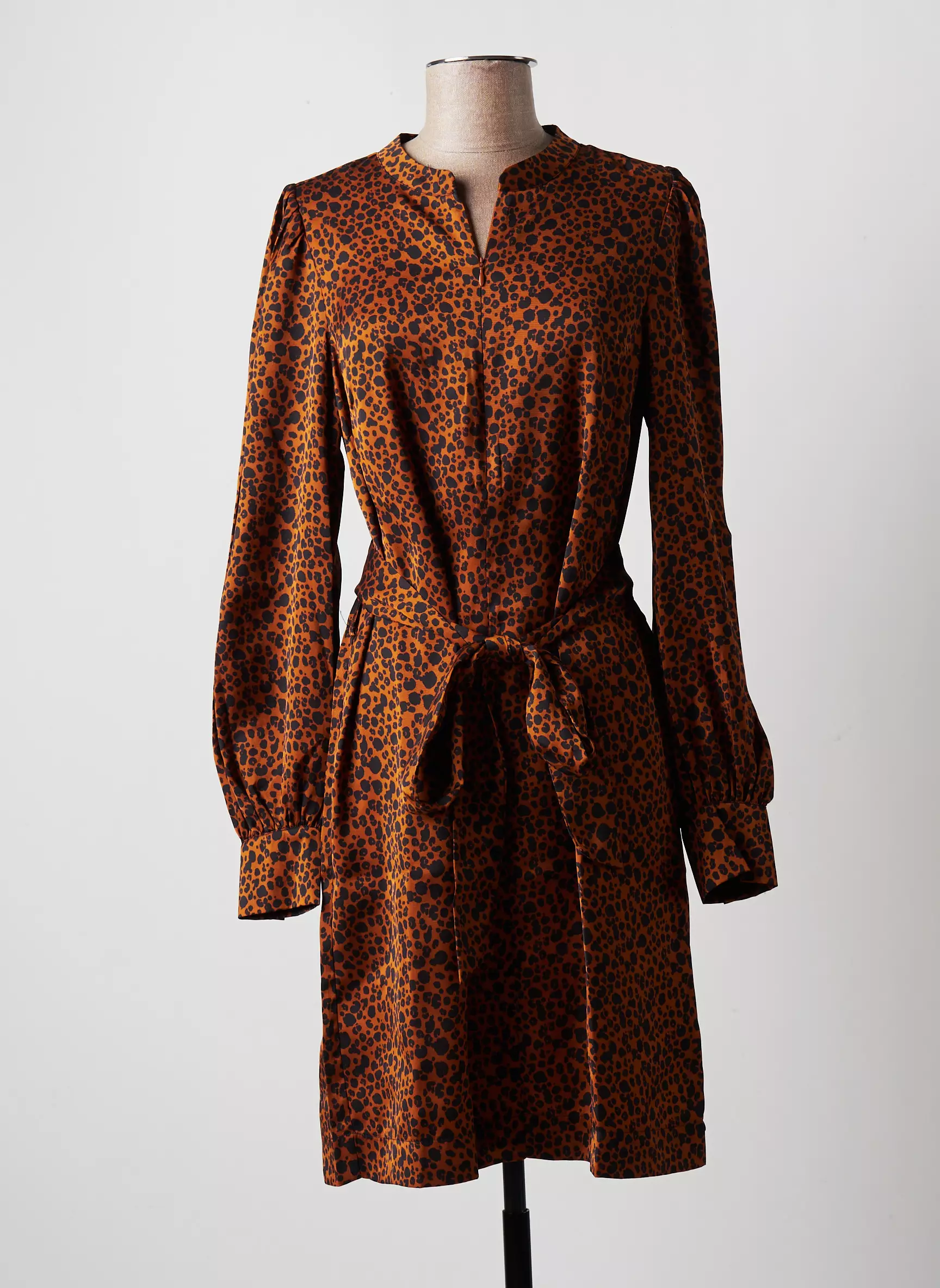 Maison Scotch Robes Mi Longues Femme couleur marron