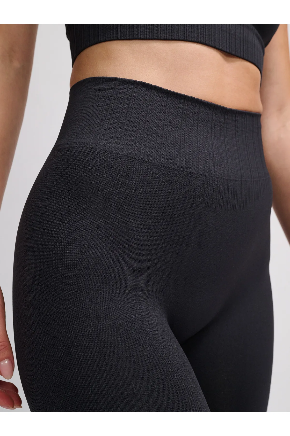hummel  Sport-Leggings - Schwarz - Mittlerer Bund
