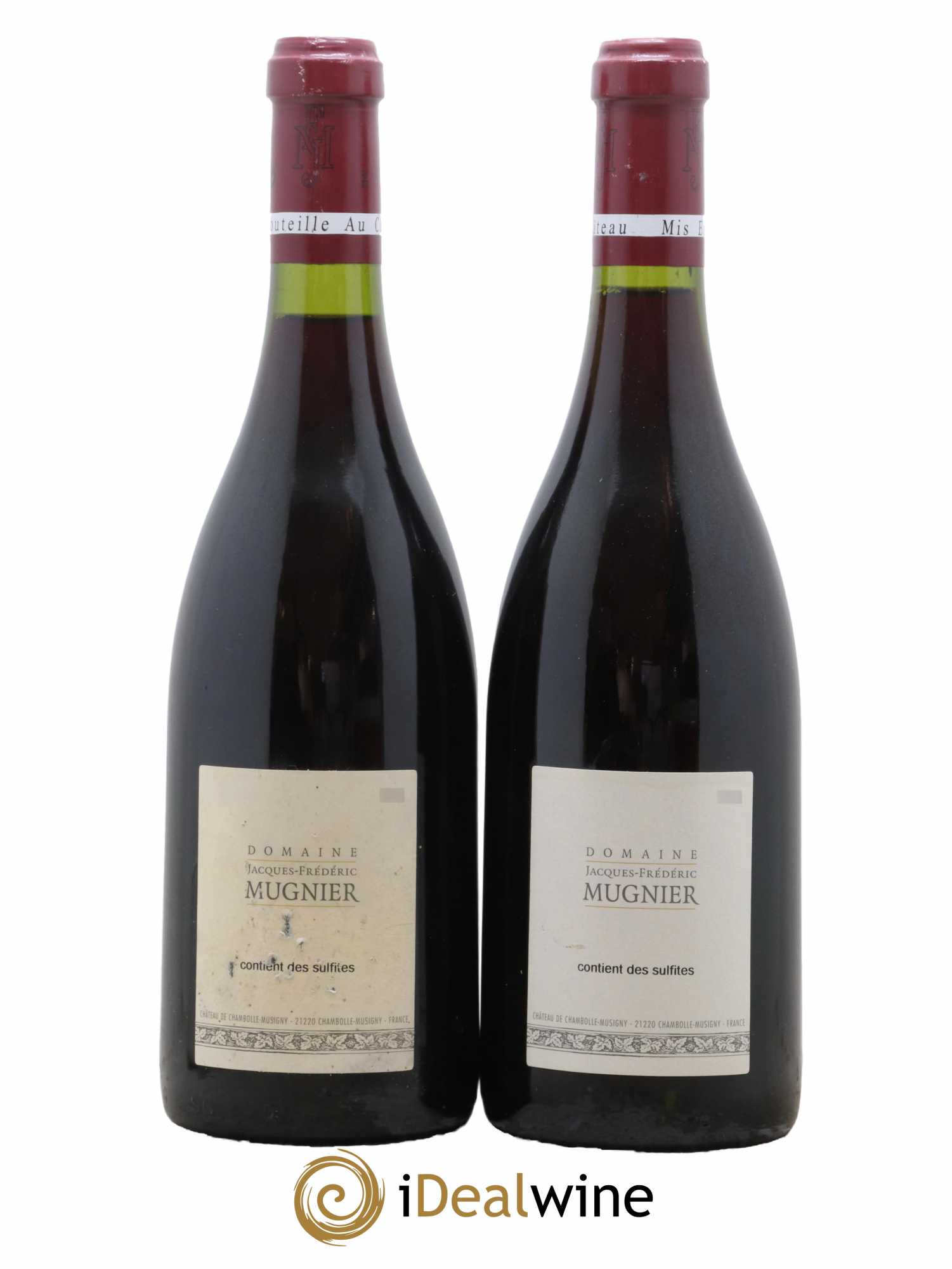 Chambolle-Musigny Jacques-Frédéric Mugnier  2004 - Lot de 2 Bouteilles
