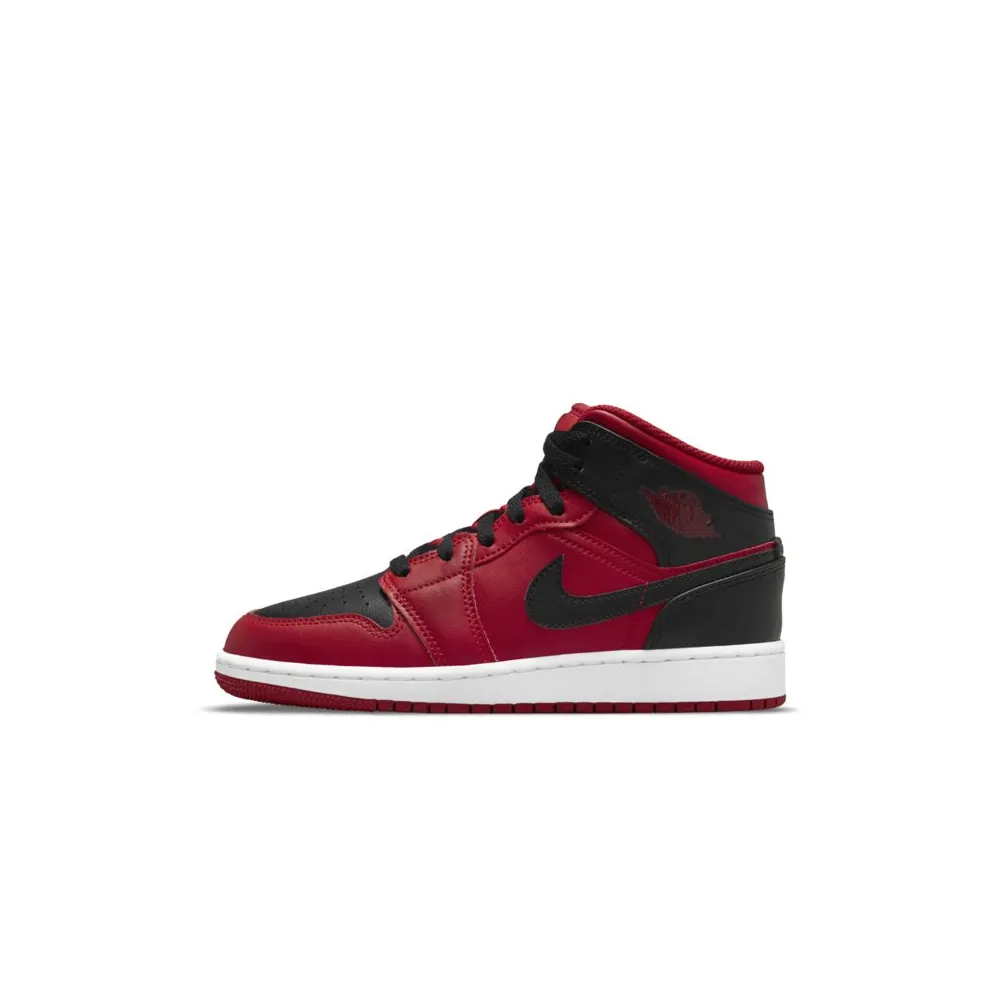 NIKE JORDAN 1 Mid GS 554725-660 / rot