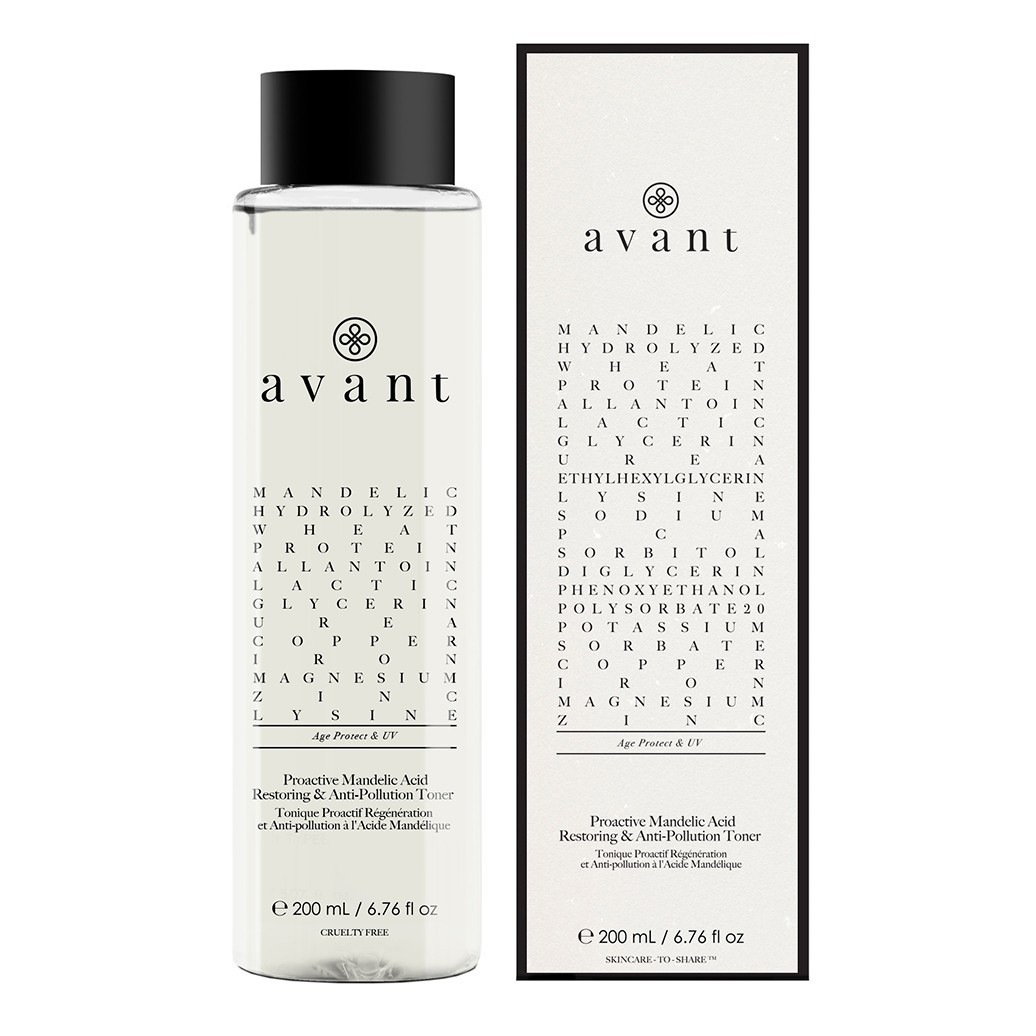 Avant Skincare proaktivni regenerirajući i anti-pollution tonik s mandelinskom kiselinom