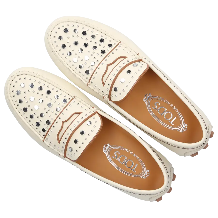 Tod's - Loafer GOMMINOS BUBBLE Kalbsleder - weiß