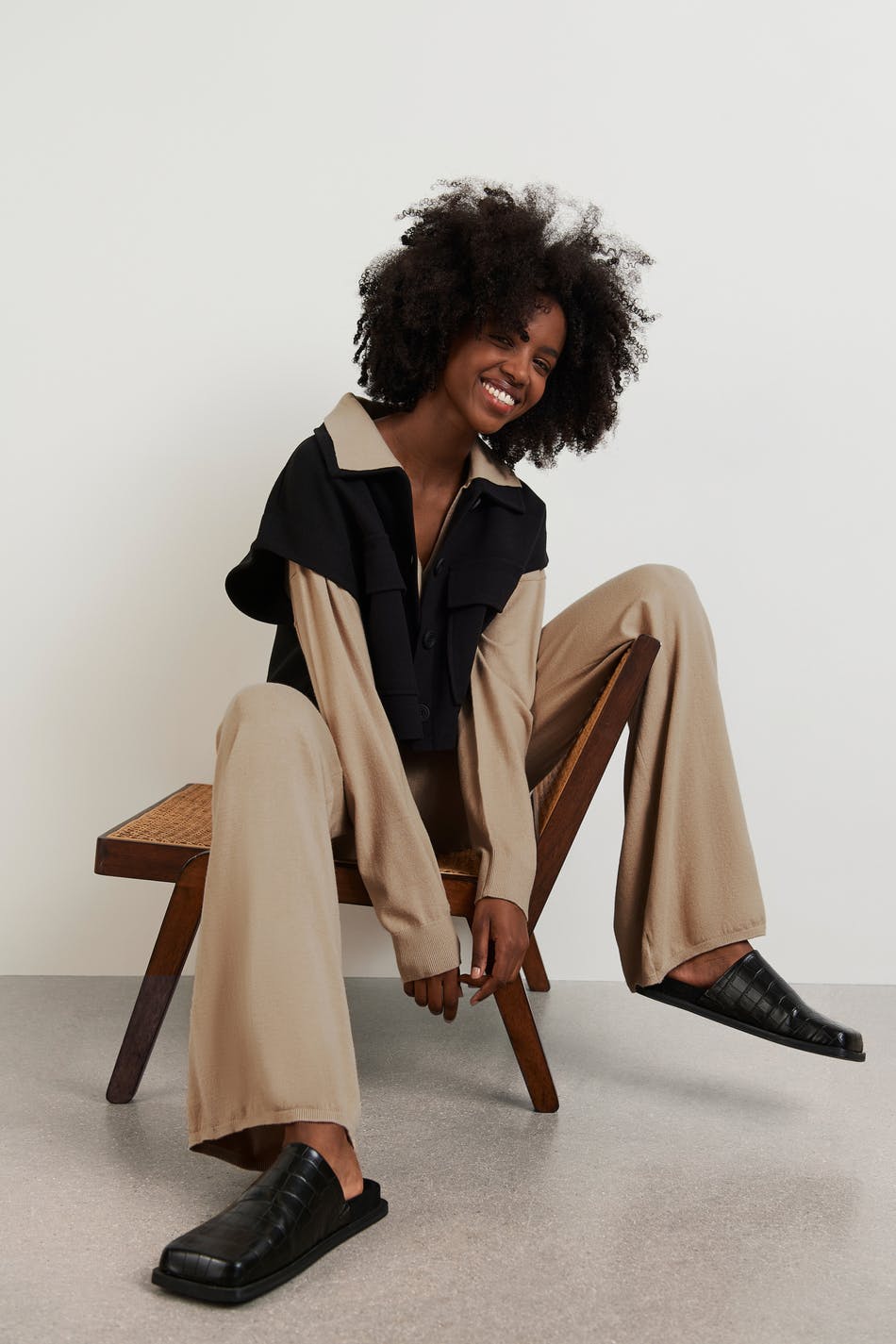 Alma knitted trousers