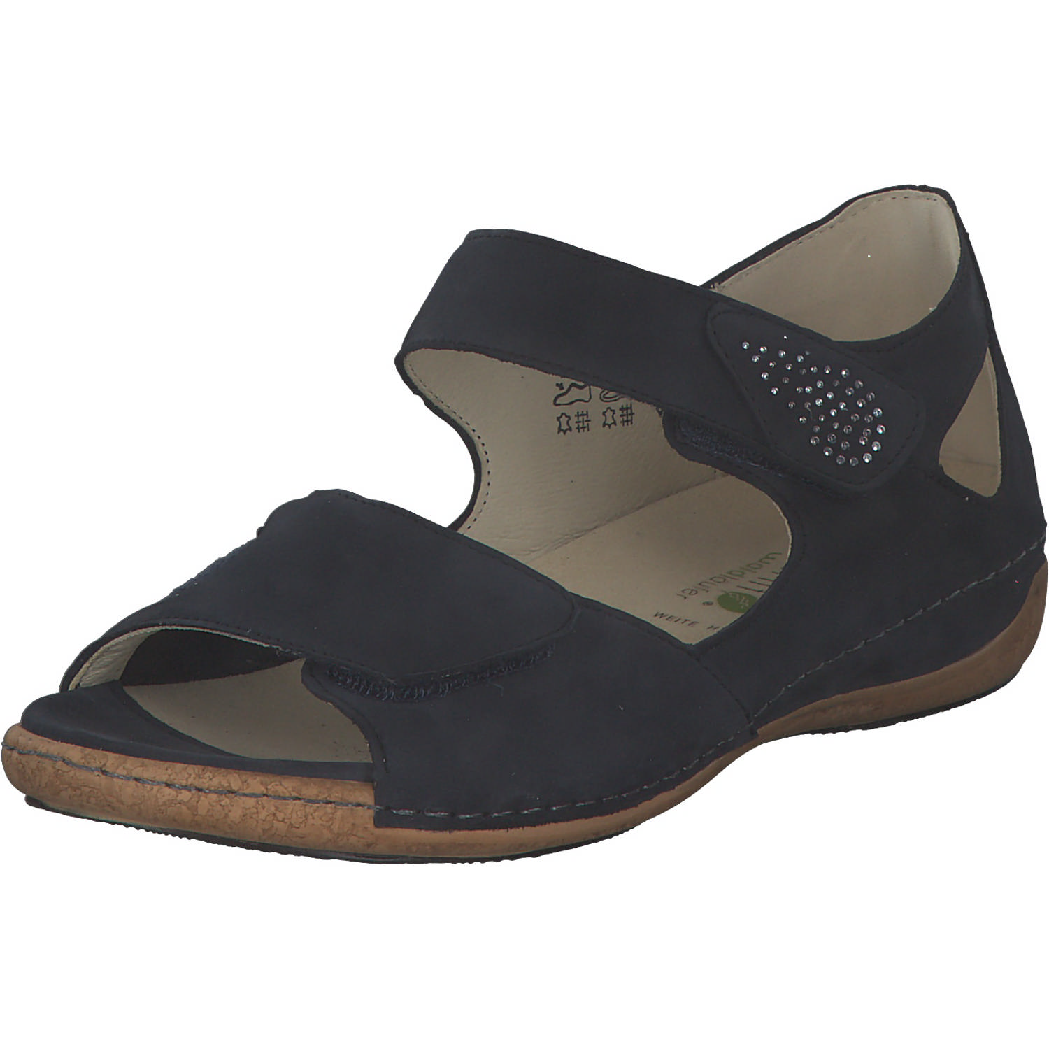 Waldläufer Heliett 342H80, Klassische Sandalen, Damen, Blau