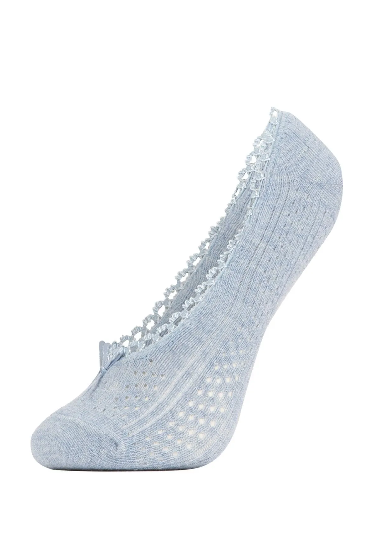 DeFacto  Ballerinasocken aus Baumwolle mit Applikation für Damen, 3-teilig, Z9631azns