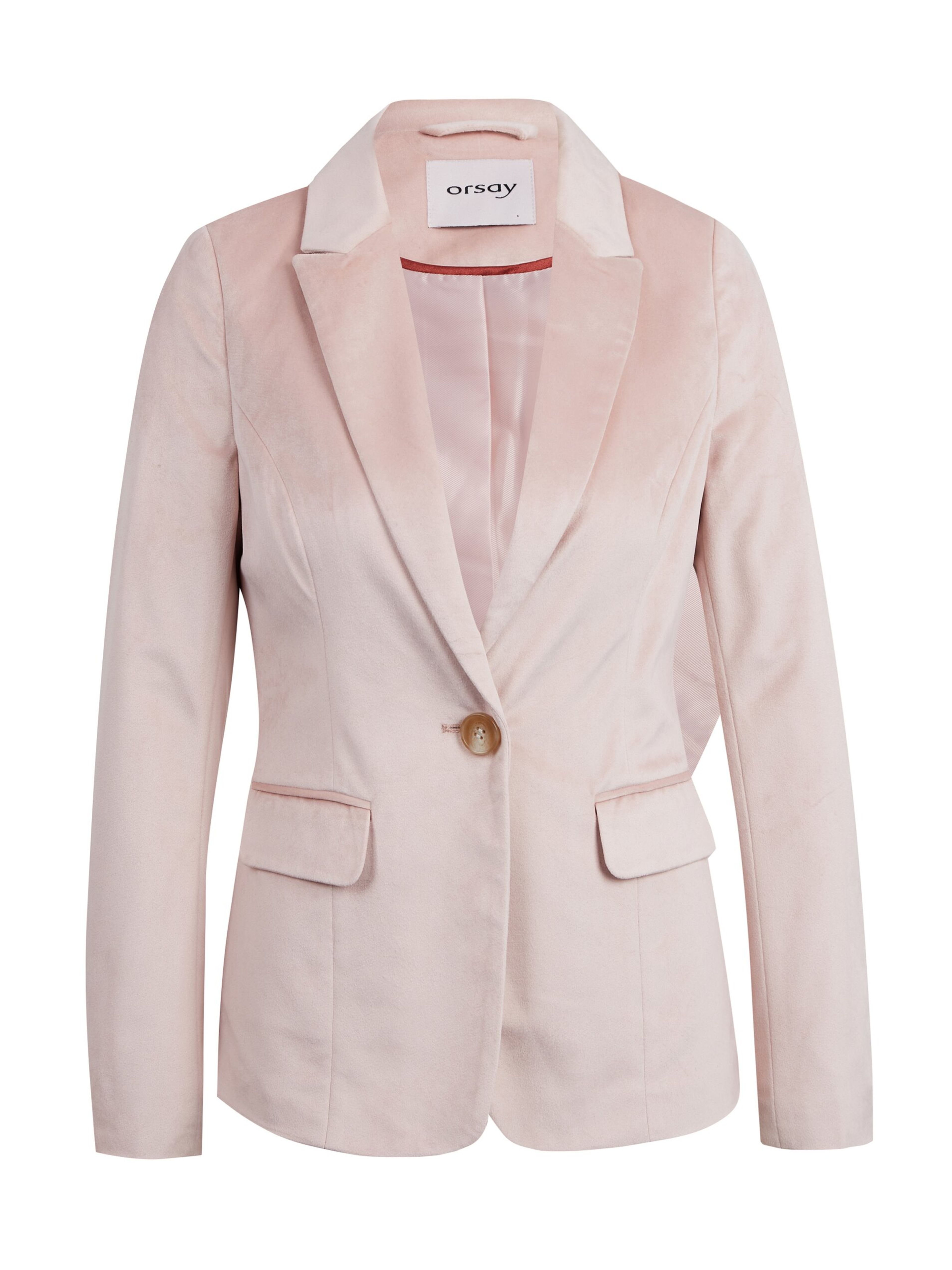 Hellrosa Damen-Samtjacke ORSAY