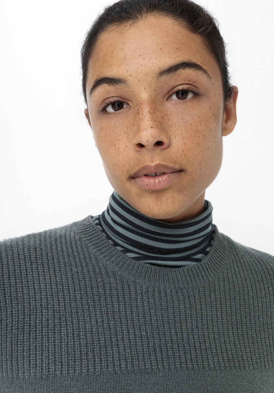 Pullover aus Bio-Merinowolle mit Kaschmir
