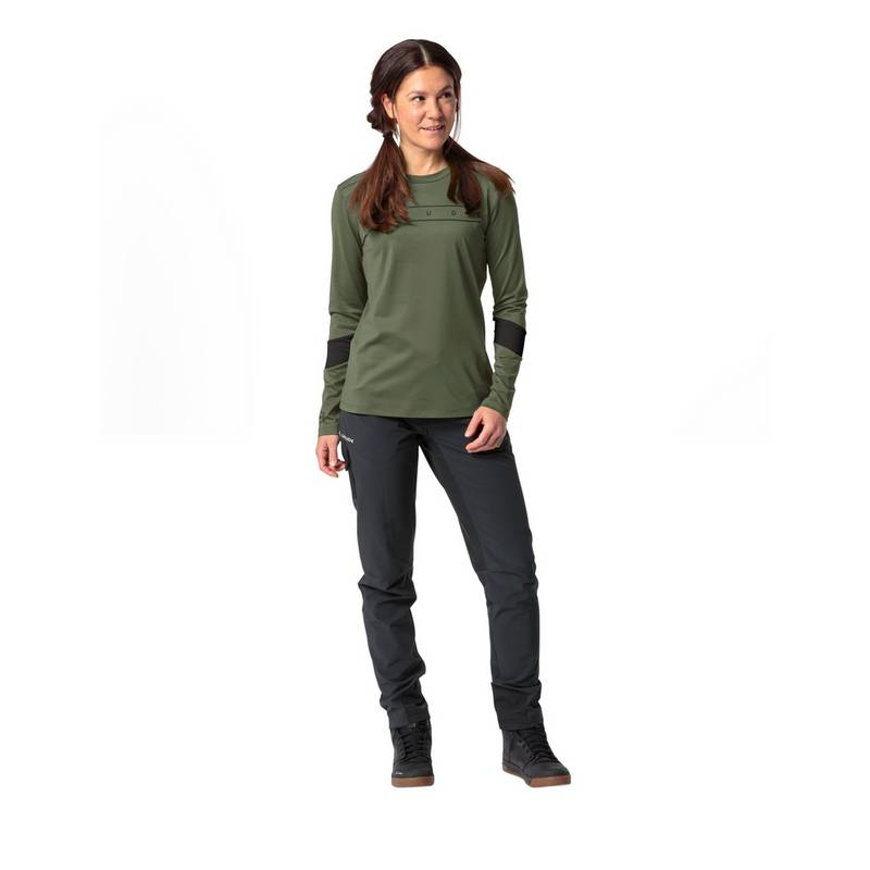 VAUDE Women's Qimsa LS Logo Shirt Sweatshirt Damen