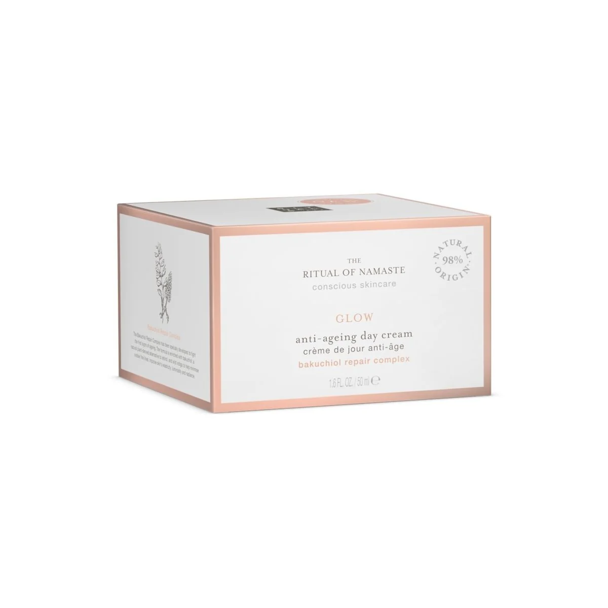 The Ritual of Namaste Glow Anti-Aging Day Cream - dienas krēms pret grumbām, dienas krēms ar mirdzumu