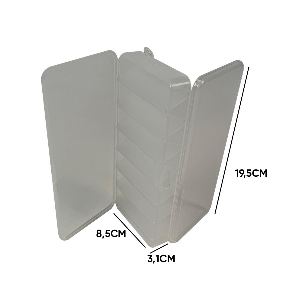 Meiho Reversible 85 Przezroczyste Pudełko 19,5x8,5x3,1 cm