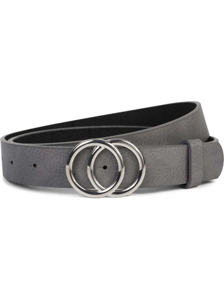 styleBREAKER Gürtel in Grau-Silber günstig kaufen