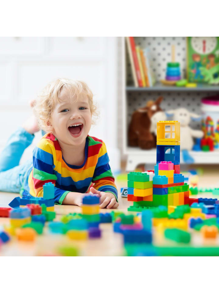 relaxdays Kinderregal in Weiß/ Grau - (B)60 x (H)90 x (T)30 cm günstig kaufen onesize