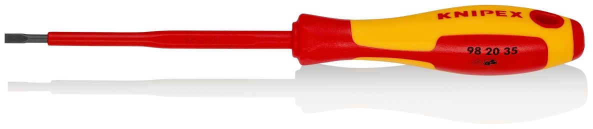 Knipex 98 20 35 Schraubendreher für Schlitzschrauben 3,5 mm