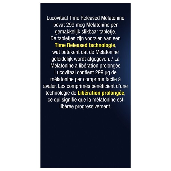 Lucovitaal Melatonină 299mcg Comprimate cu eliberare prelungită 200 bucăți