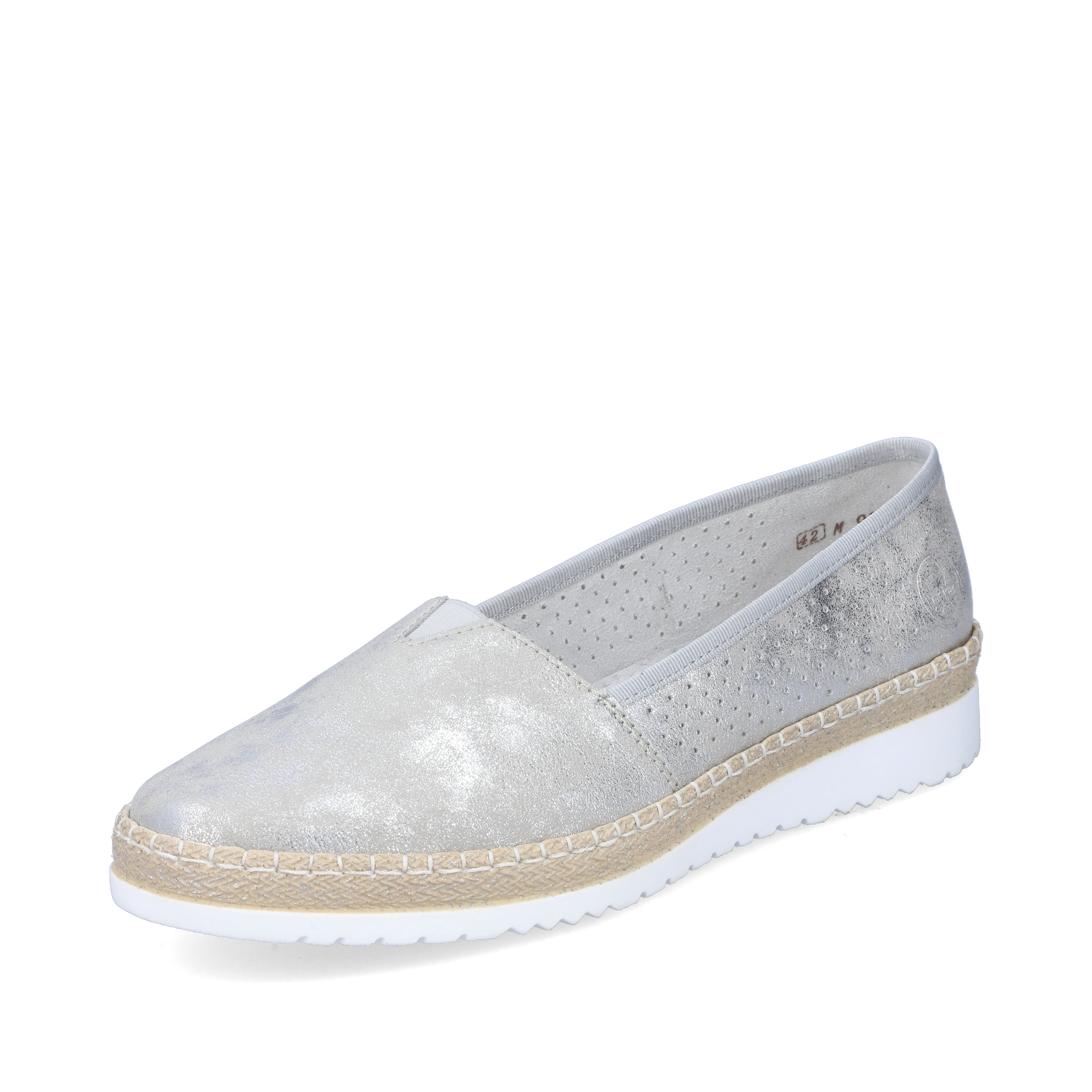 Rieker Damen Ballerinas silber