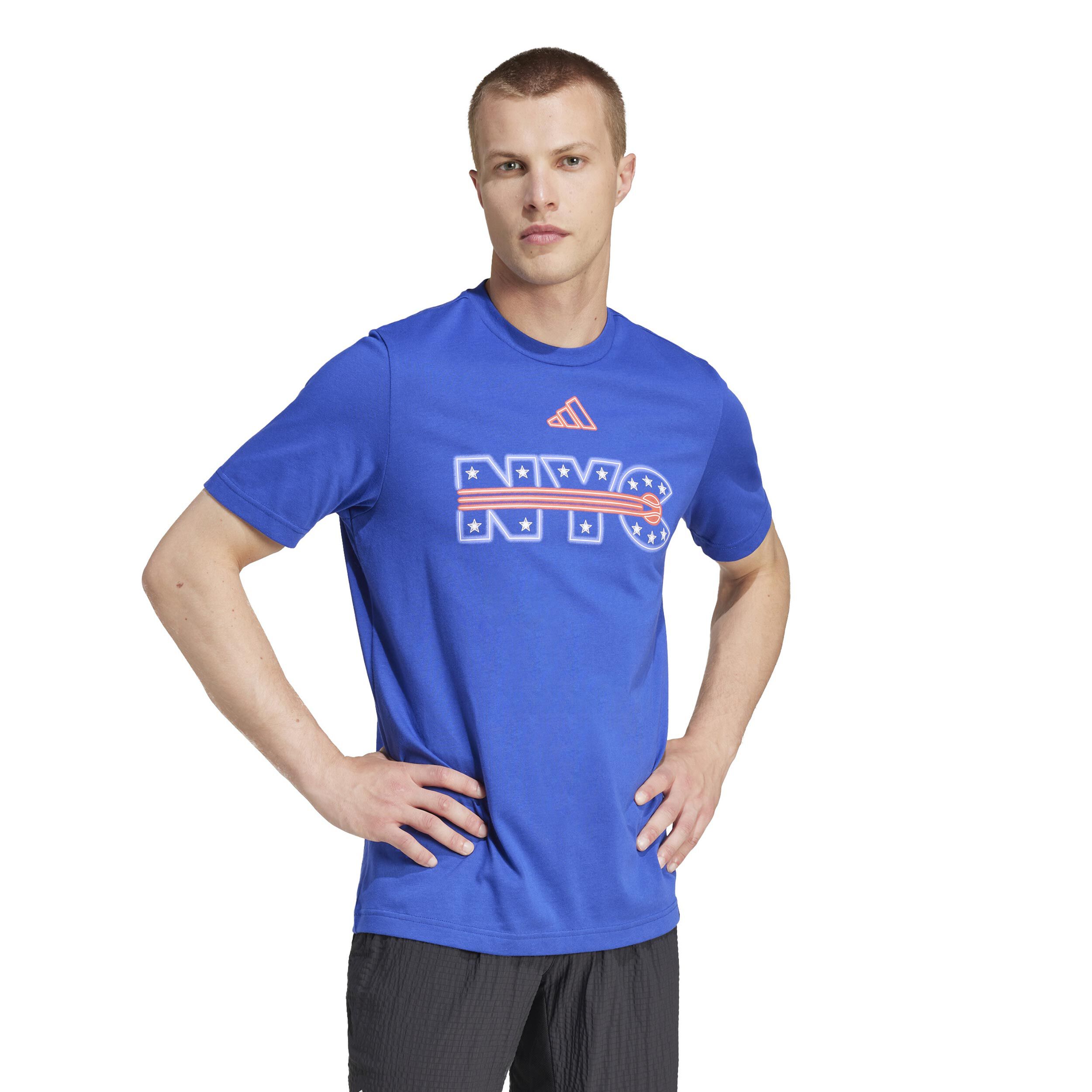 Tennis New York T-Shirt Herren - Blau, Mehrfarbig