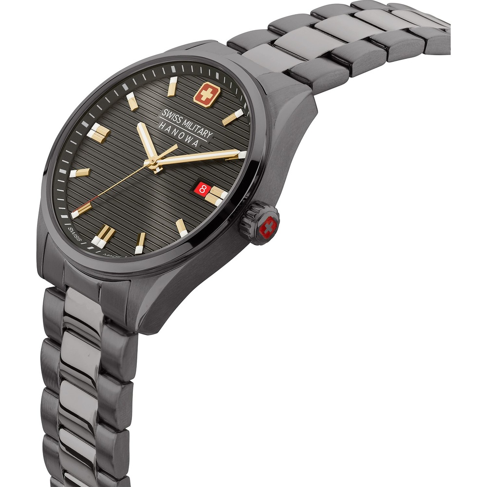 SWISS MILITARY HANOWA Montre pour hommes Acier inoxydable Montre