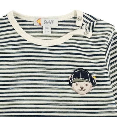 T-Shirt langarm, dunkelgrün für Jungs