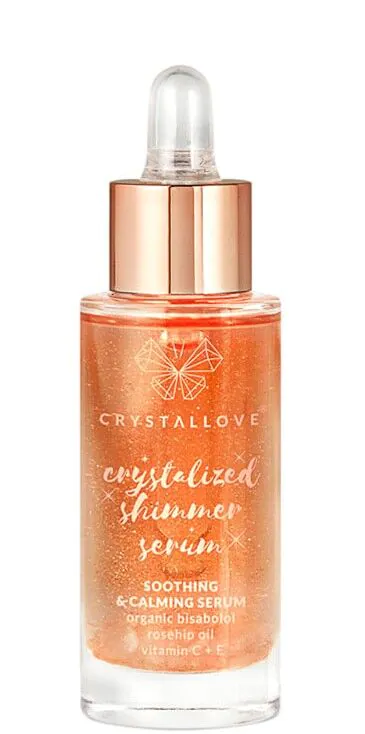 Crystallove serum za lice s ružičastim kvarcom i bisabololom