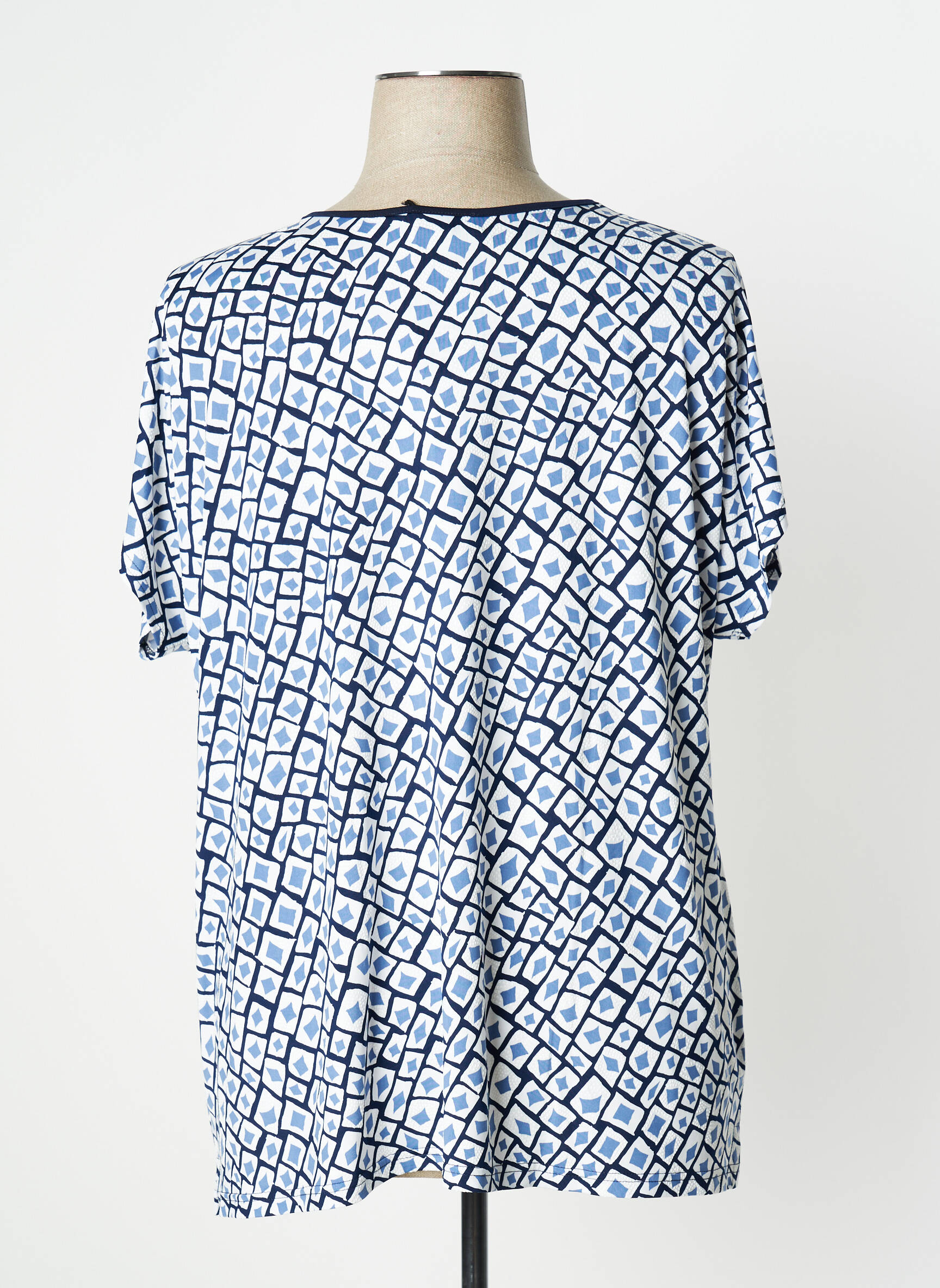 Telmail Tuniquemanchecourte Femme couleur bleu