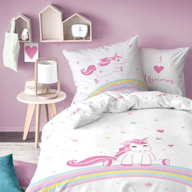 Parure de lit Licorne Matt&Rose