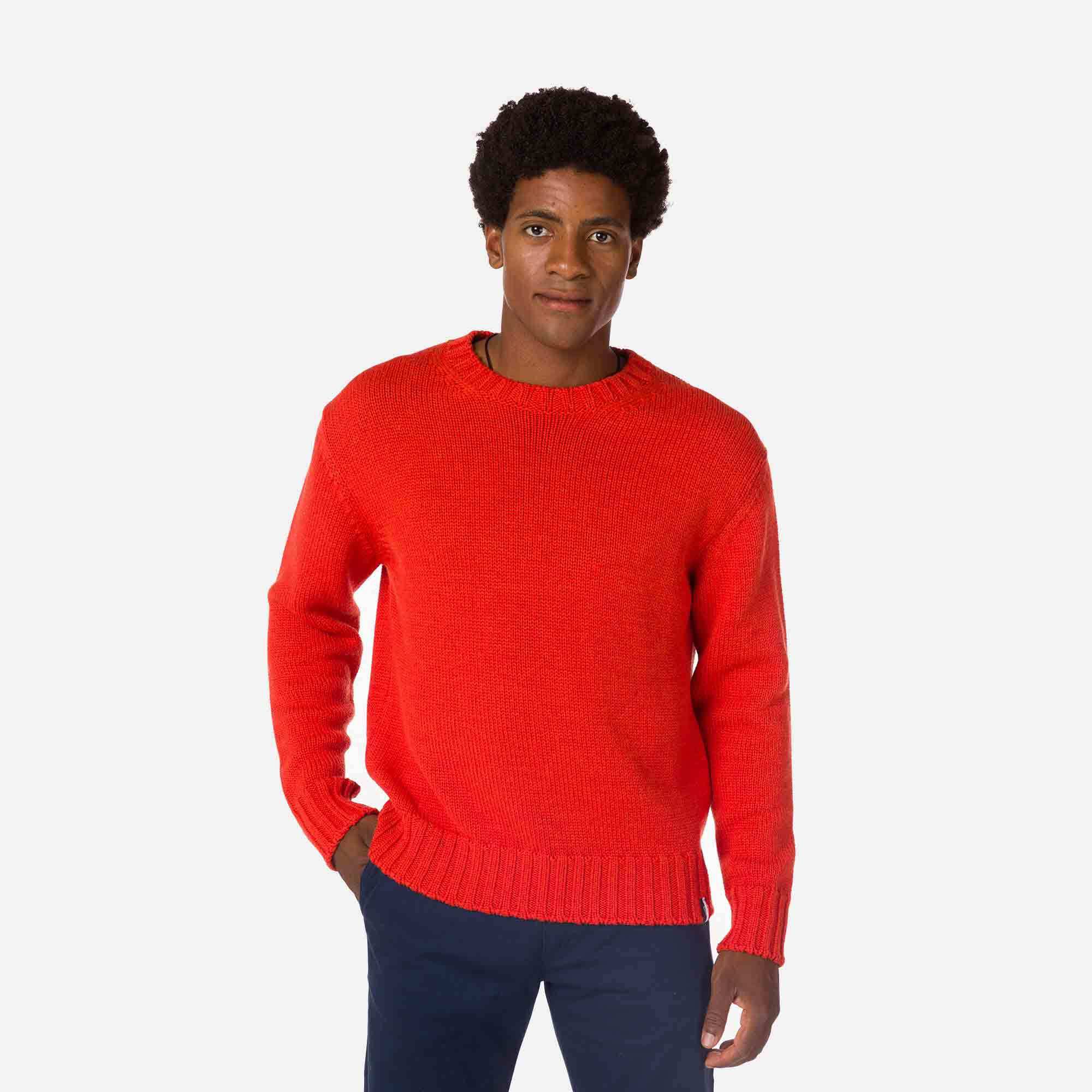Pull Over en maille à col rond Homme