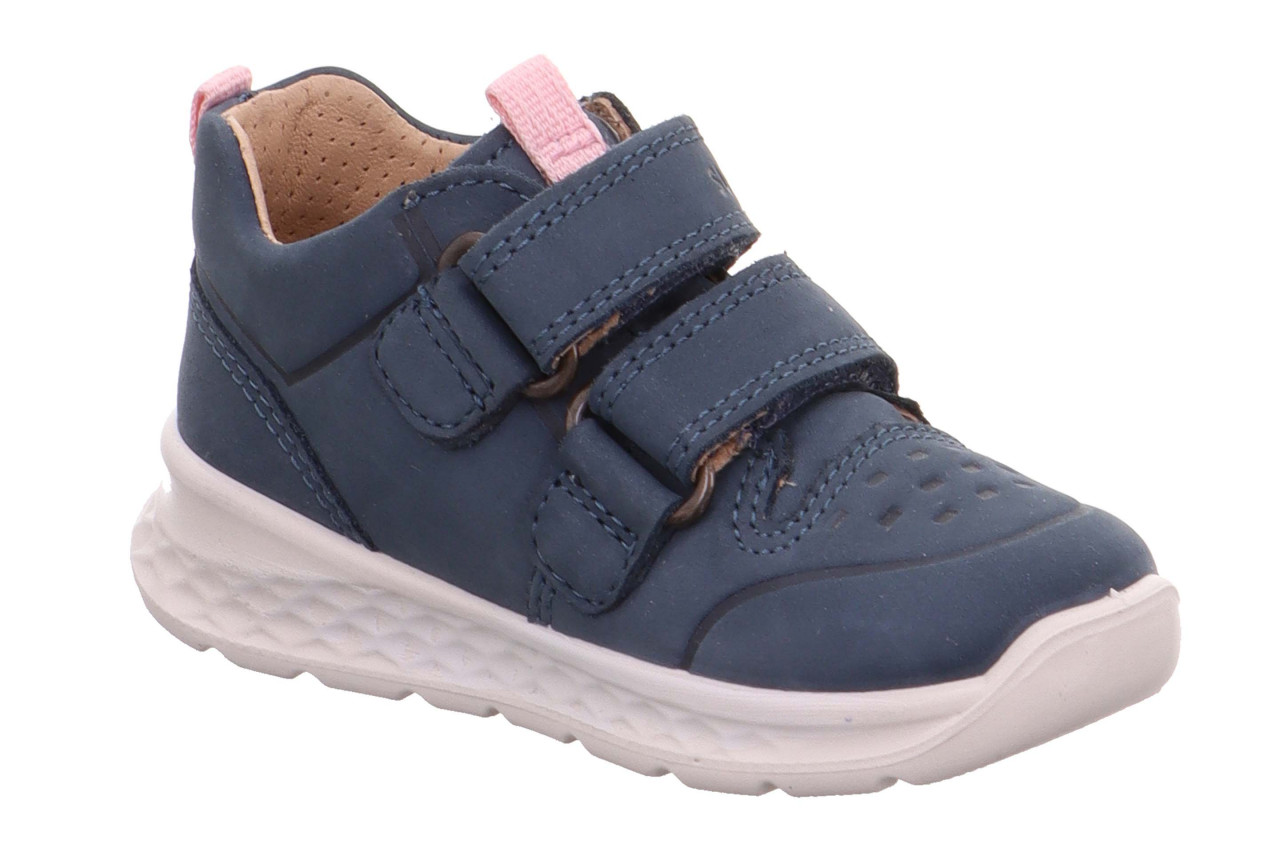 BREEZE - Blau/Rosa Sneaker low mit Klettverschluss