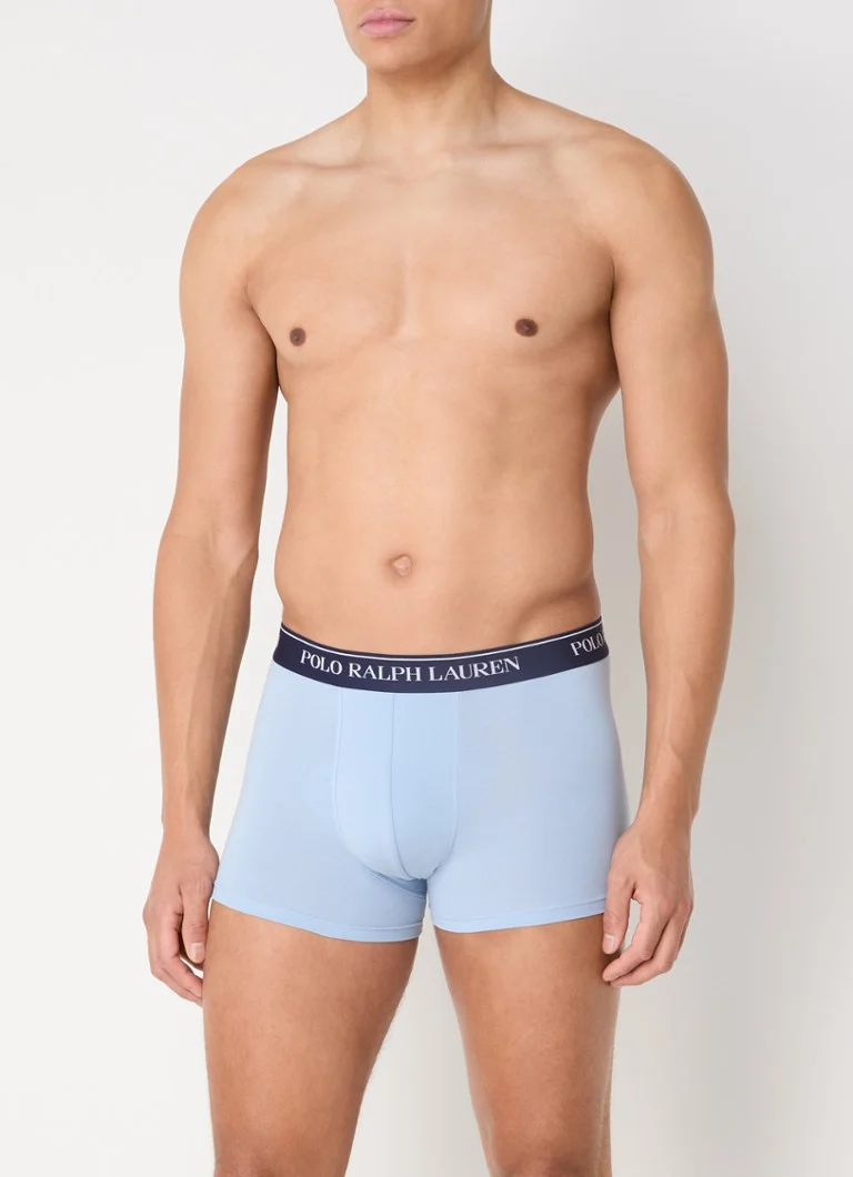 Μποξεράκι Ralph Lauren με λογότυπο στη μέση, συσκευασία των 3 τεμαχίων