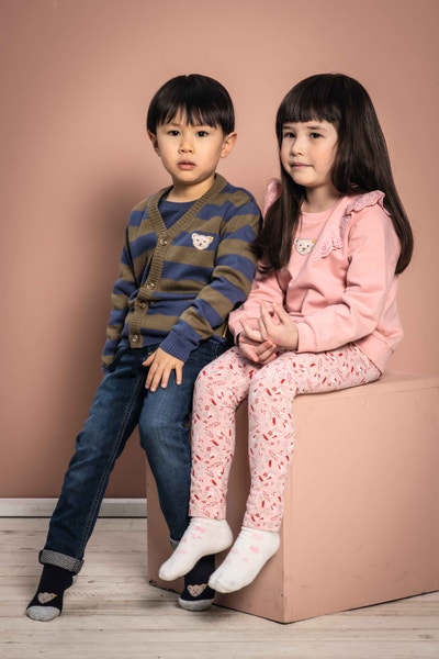 Leggings, rosa für Mädchen