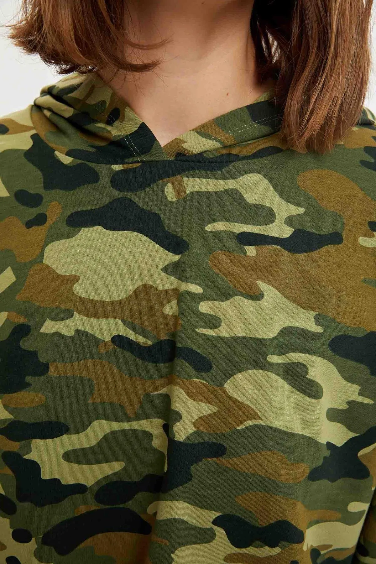 DeFacto  Pyjamaoberteil - Grün - Camouflage