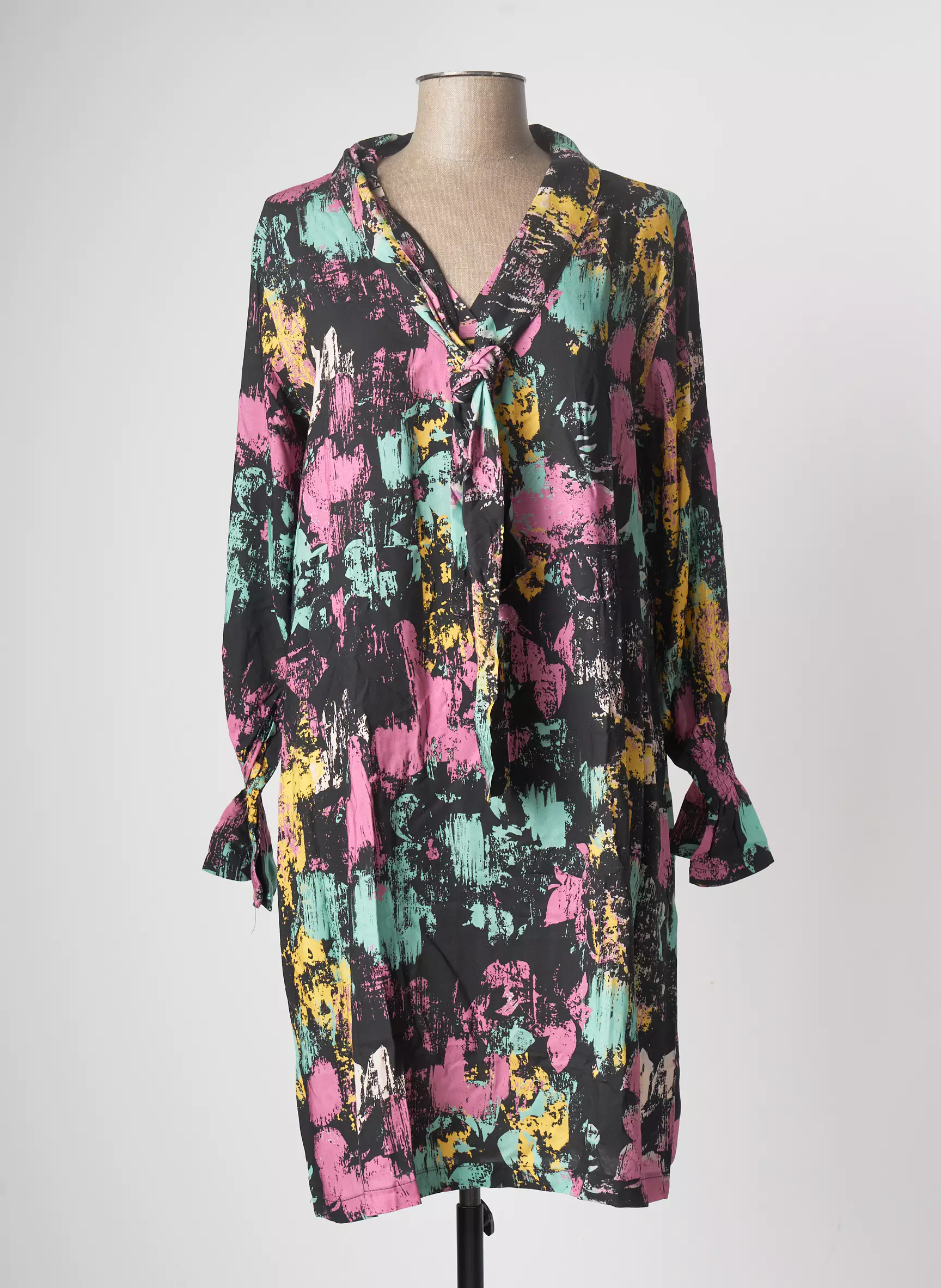 Tendance Unique Robes Mi Longues Femme couleur noir