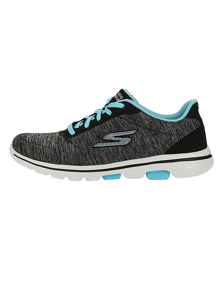 Skechers Sneakers in Schwarz/ Hellblau günstig kaufen 38